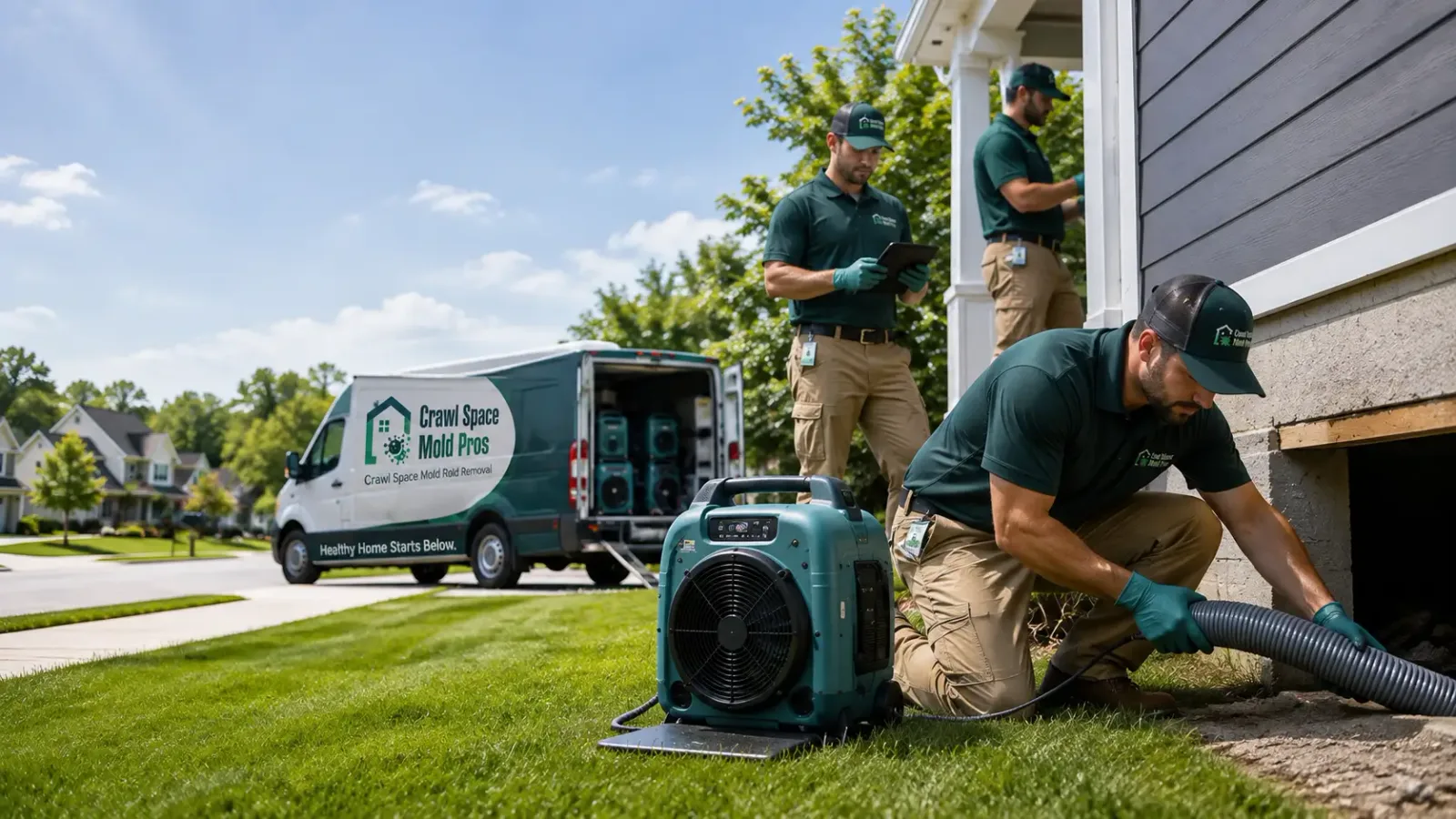 Crawl Space Mold Removal in Molino, FL